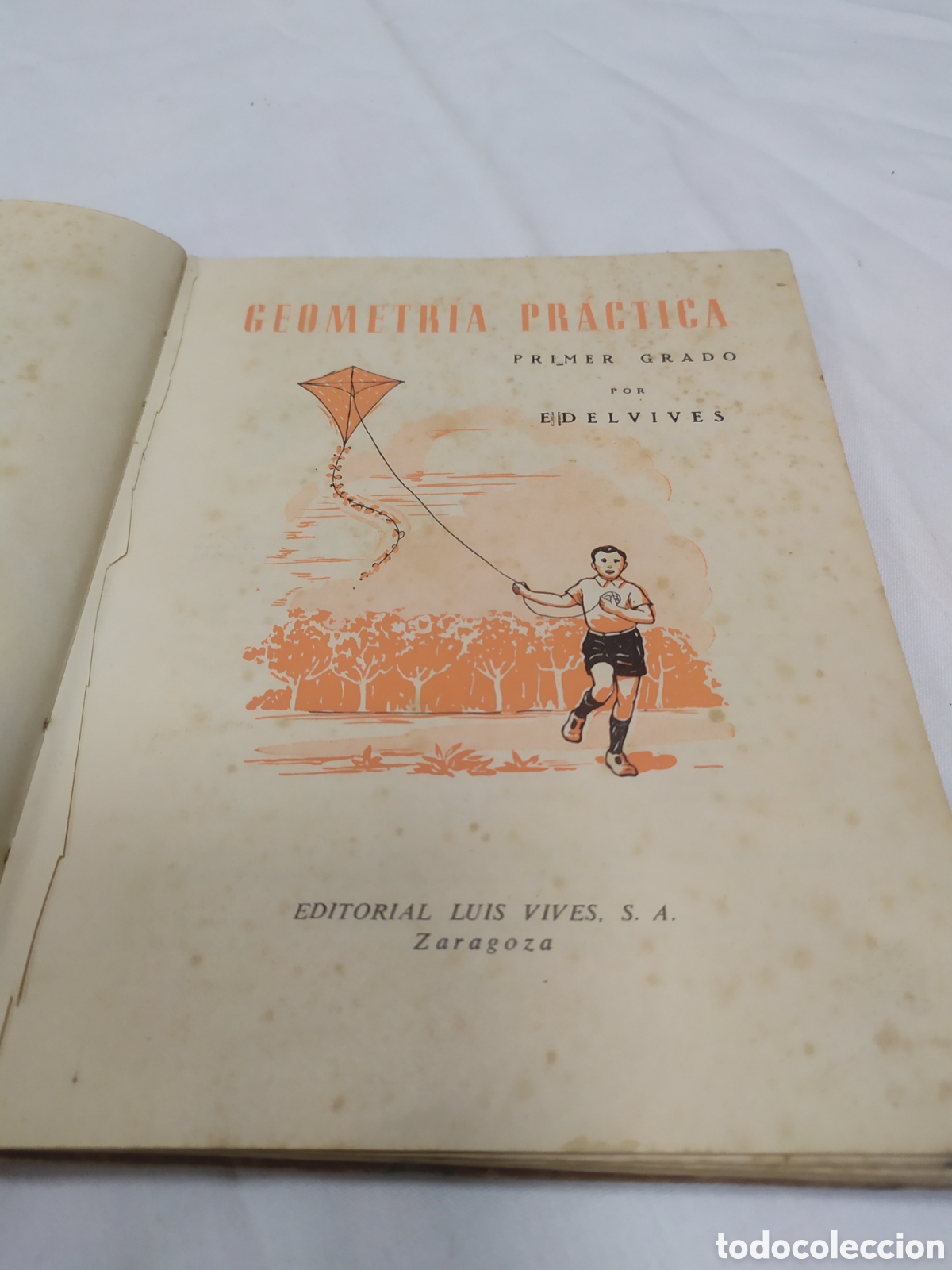 Libros de segunda mano: Geometria primer grado. Edelvives, 1955 - Foto 3