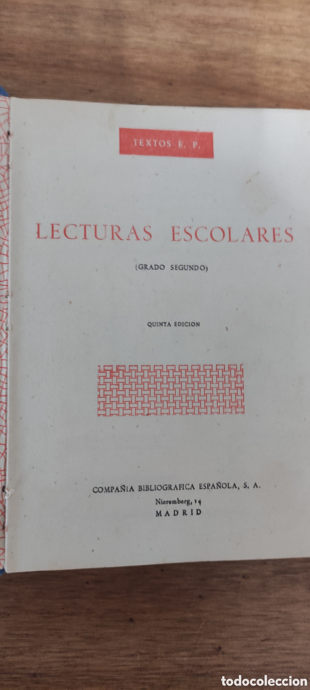 Libros de segunda mano: LECTURAS ESCOLARES, GRADO 2,&deg; - Foto 2
