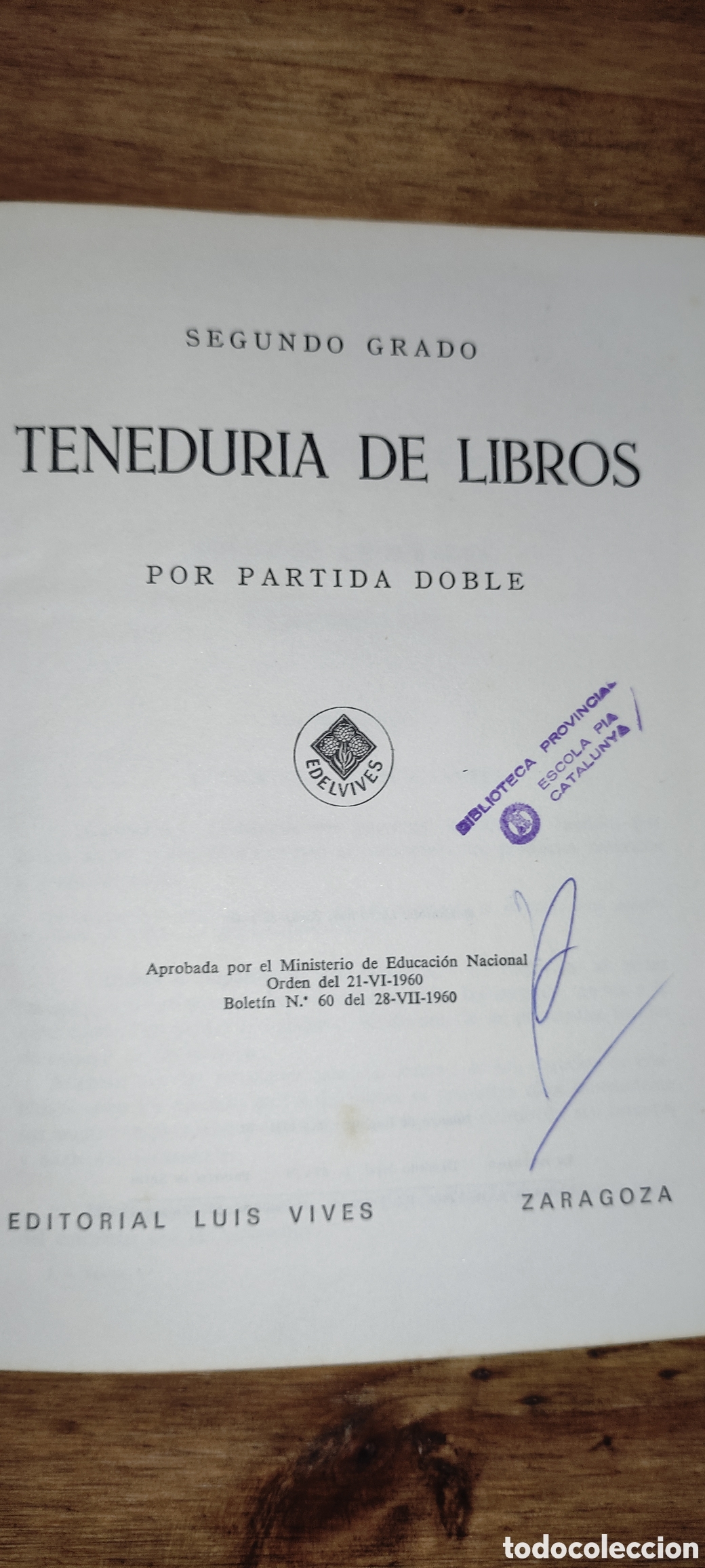 Libros de segunda mano: TENEDUR&Iacute;A, SEGUNDO GRADO - Foto 3