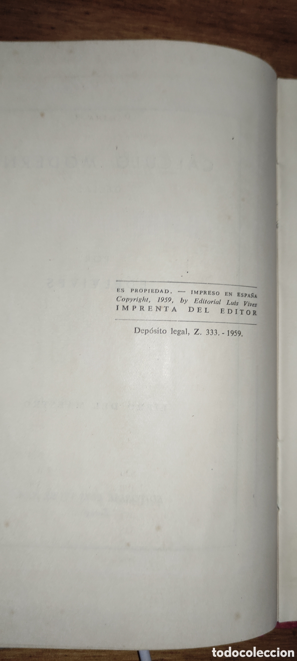 Libros de segunda mano: CALCULO MODERNO - Foto 4