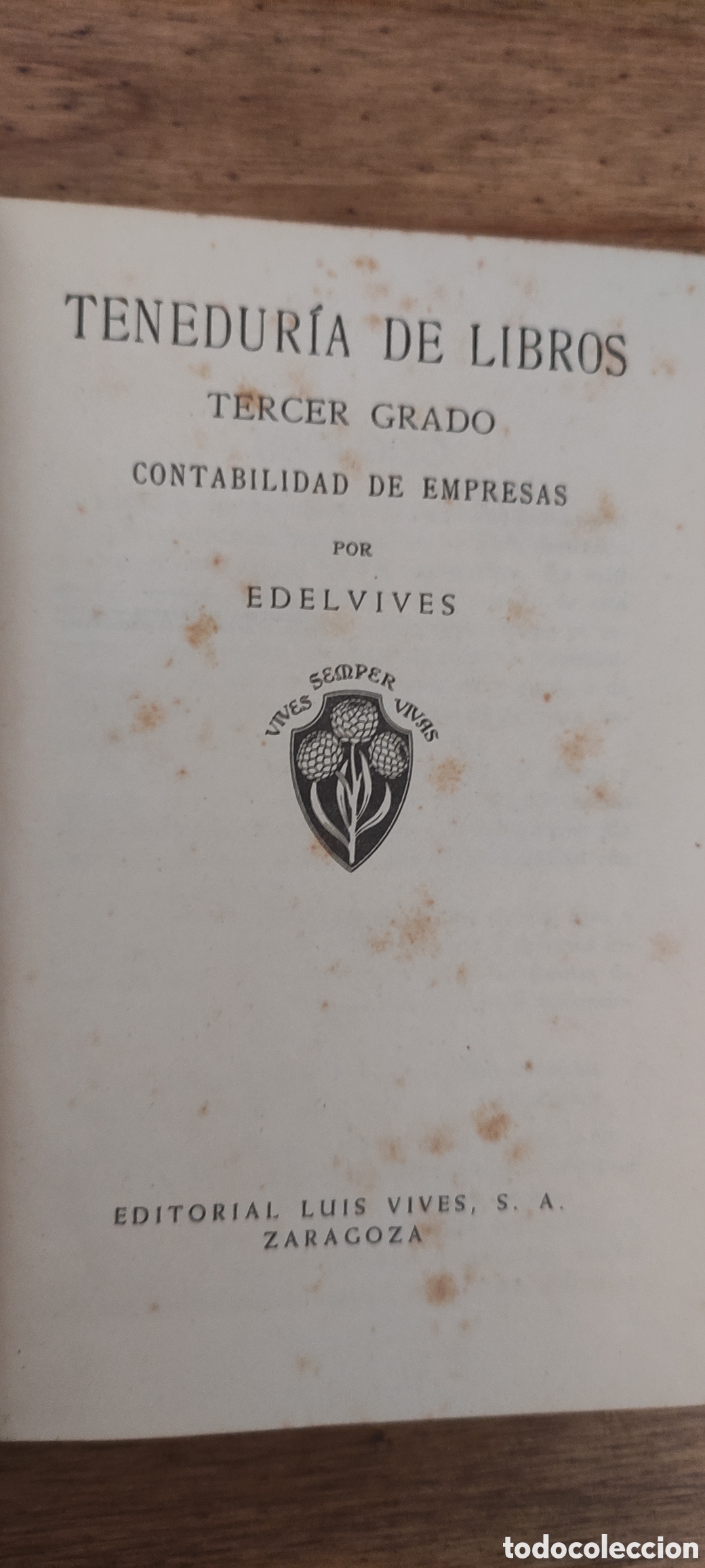 Libros de segunda mano: TENEDUR&Iacute;A DE LIBROS - Foto 3