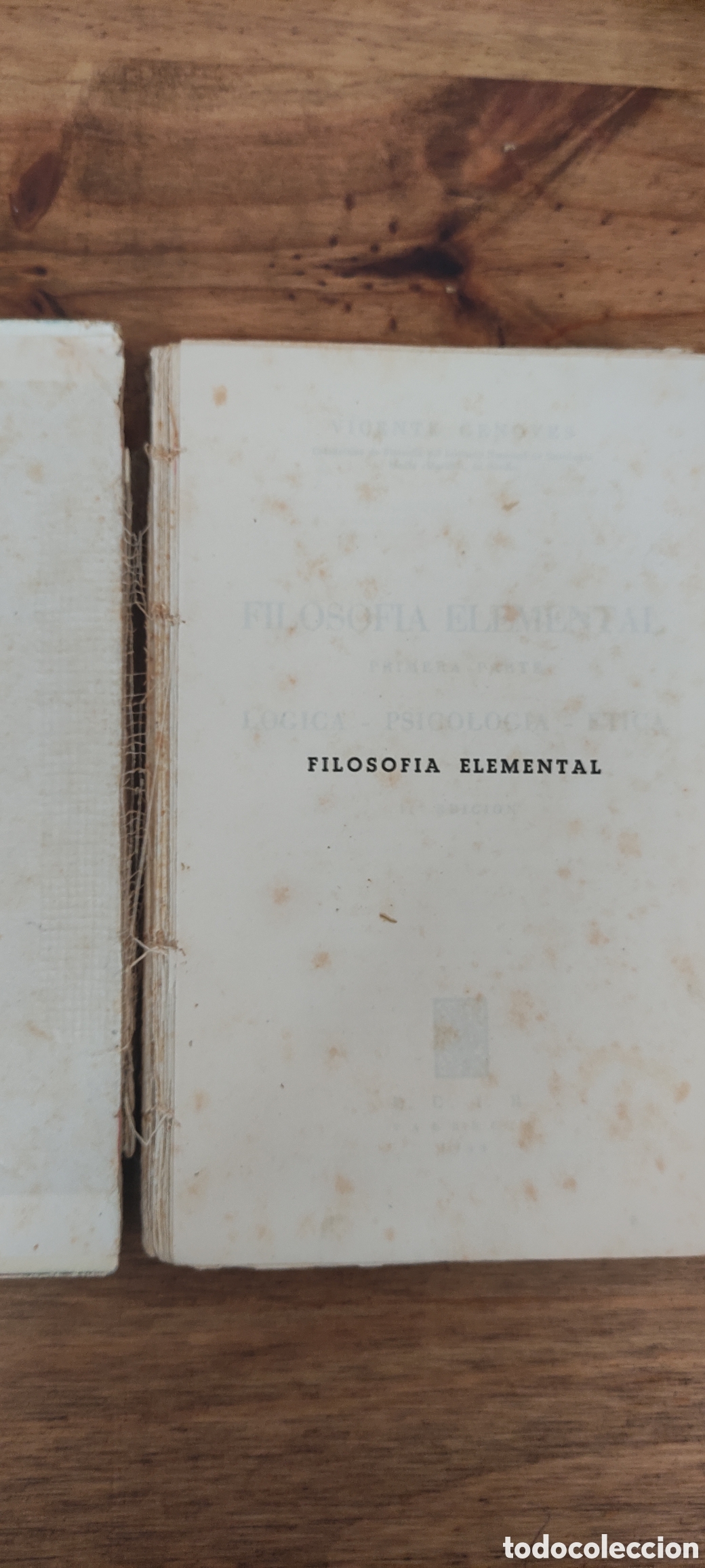 Libros de segunda mano: FILOSOF&Iacute;A ELEMENTAL 1944 - Foto 2
