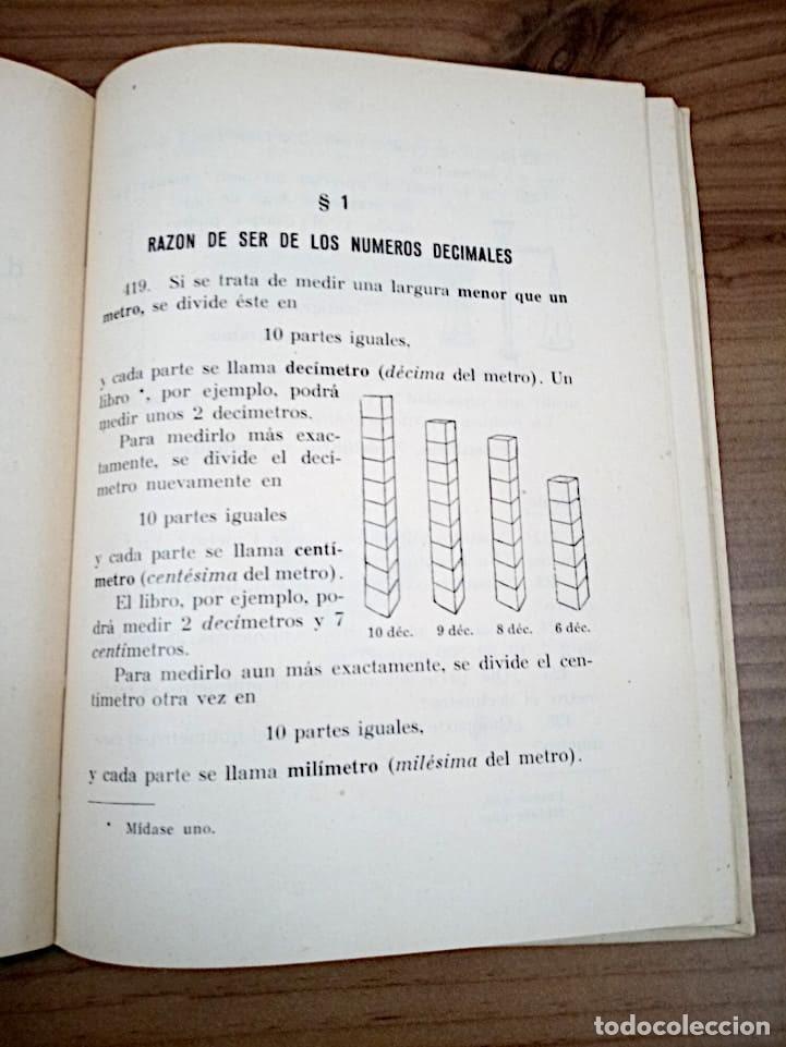 Libros de segunda mano: ARITM&Eacute;TICA GRADO ELEMENTAL. S.M. 4 &ordf; ED. S/F. - Foto 11