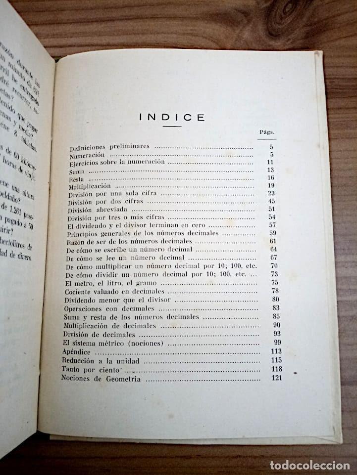 Libros de segunda mano: ARITM&Eacute;TICA GRADO ELEMENTAL. S.M. 4 &ordf; ED. S/F. - Foto 14