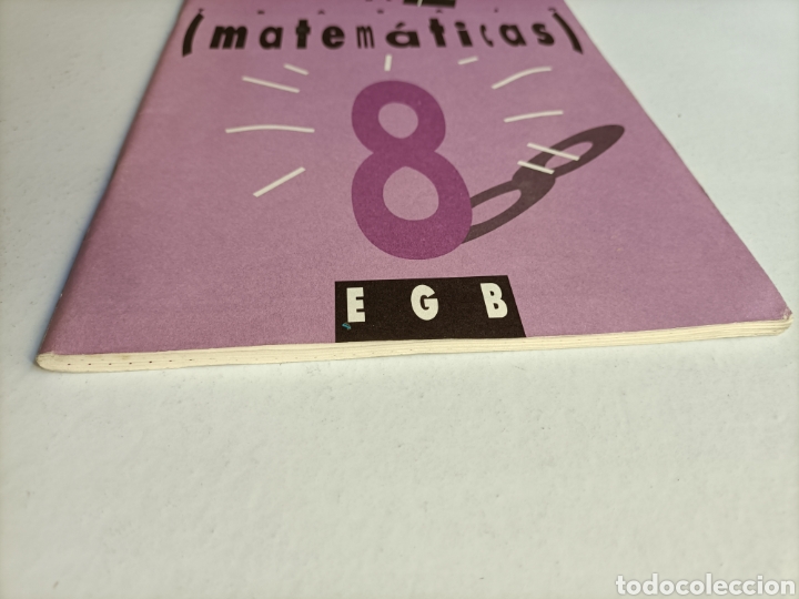 Libros de segunda mano: Cuaderno de trabajo. Matem&aacute;ticas 8 EGB . Ediciones SM 1991 - Foto 2