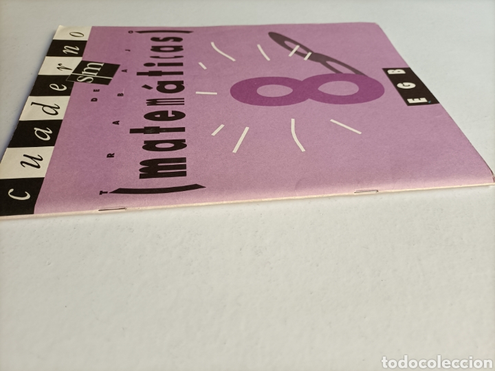 Libros de segunda mano: Cuaderno de trabajo. Matem&aacute;ticas 8 EGB . Ediciones SM 1991 - Foto 3