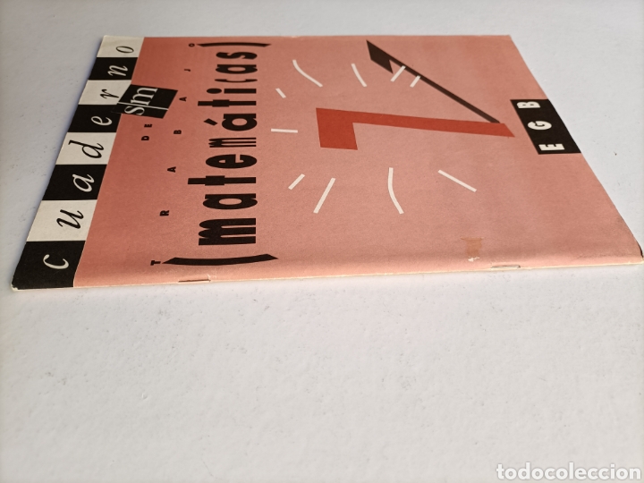 Libros de segunda mano: Cuaderno de trabajo. Matem&aacute;ticas 7 EGB . Ediciones SM 1991 - Foto 4