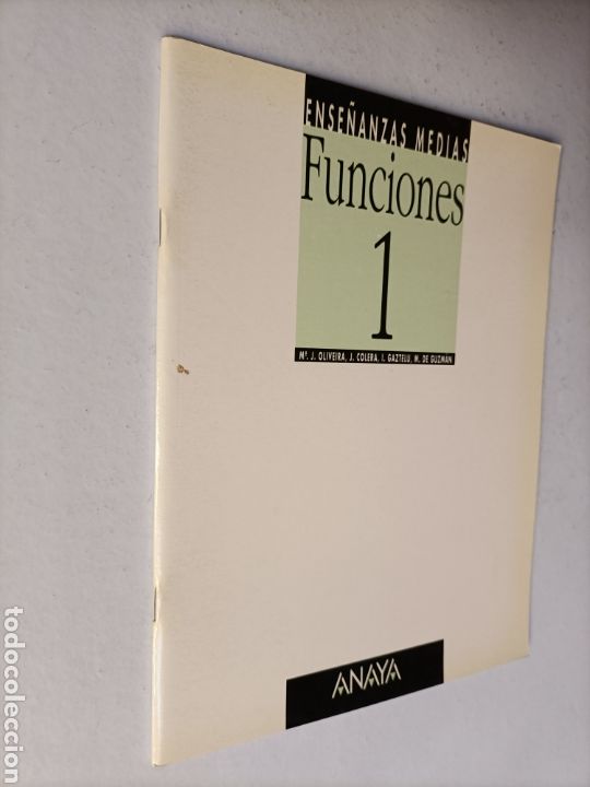 Libros de segunda mano: Ense&ntilde;anzas medias. Funciones 1 . Anaya 1994 - Foto 1