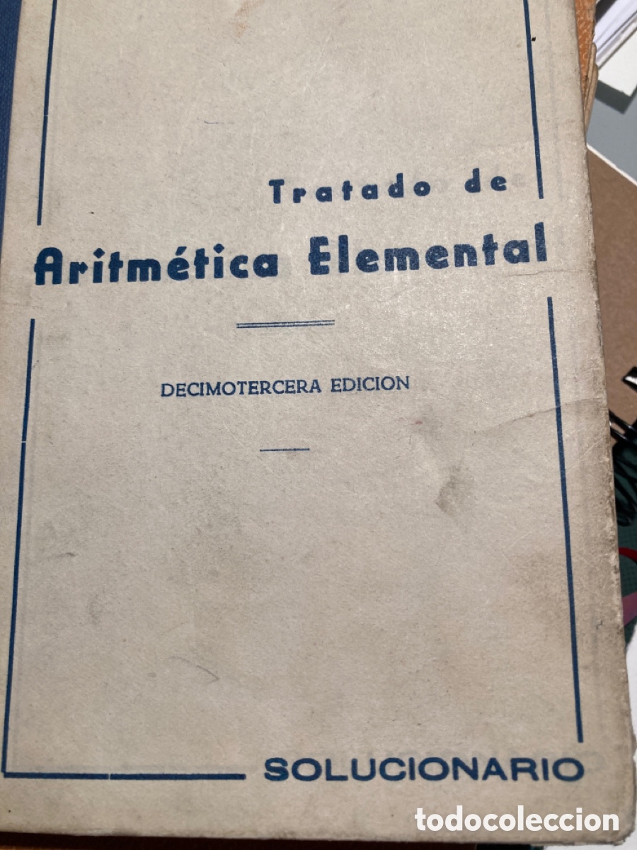 Gebrauchte B&uuml;cher: Tratado de Aritm&eacute;tica Elemental es Bru&ntilde;o