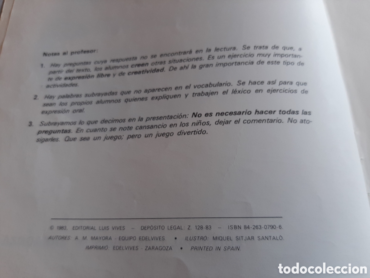 Libros de segunda mano: LECTURAS COMENTADAS EDELVIVES 2 EGB 1983 - Foto 4