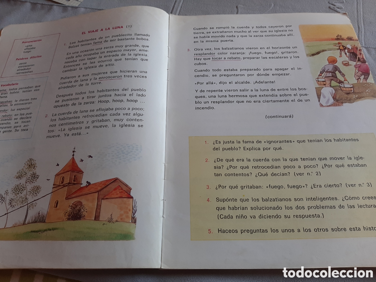 Libros de segunda mano: LECTURAS COMENTADAS EDELVIVES 2 EGB 1983 - Foto 7