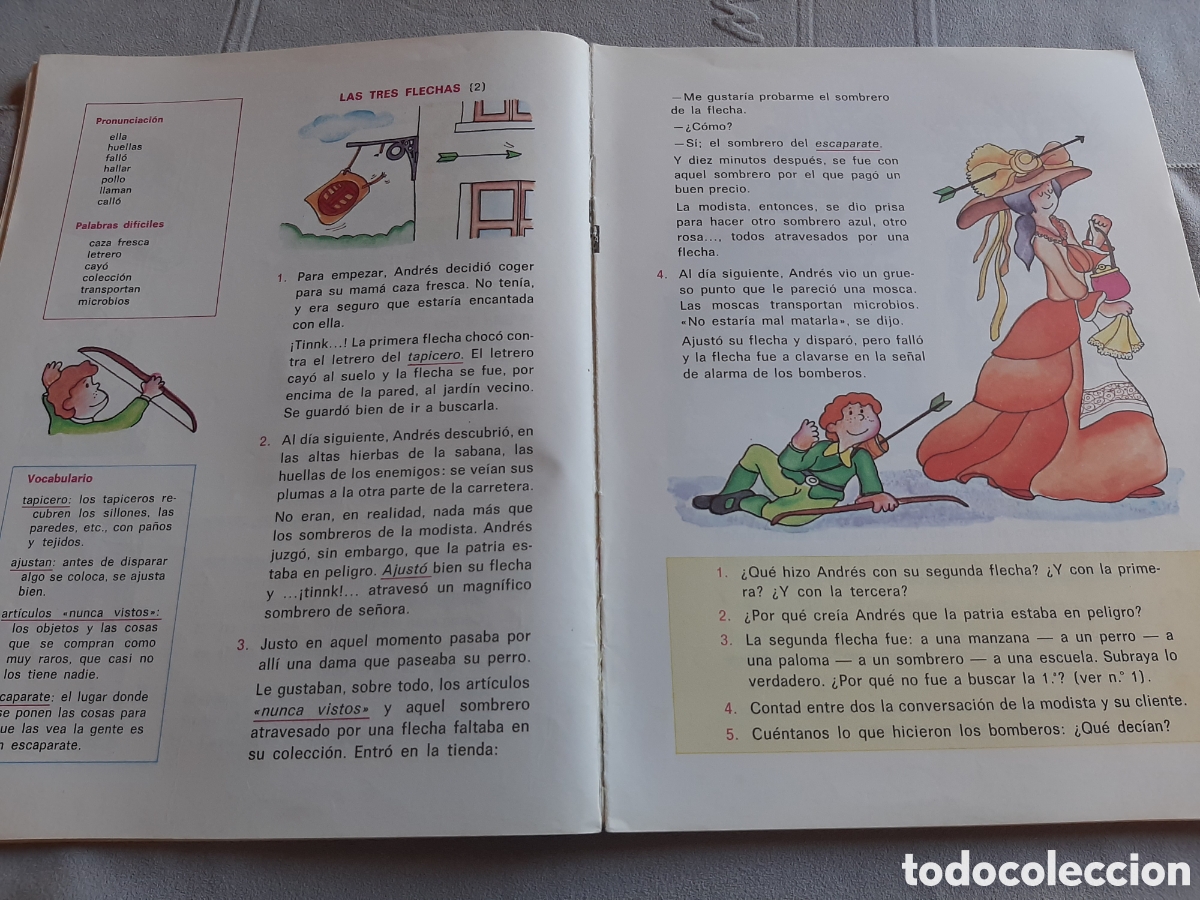 Libros de segunda mano: LECTURAS COMENTADAS EDELVIVES 2 EGB 1983 - Foto 9