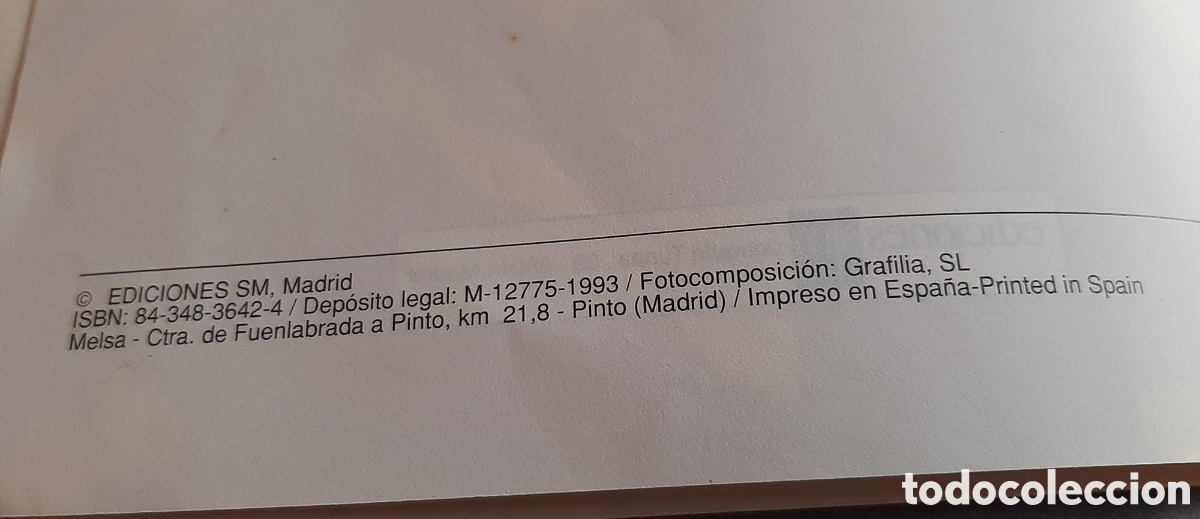 Libros de segunda mano: EGB EL PARQUE DE PAPEL PRIMARIA TERCER LIBRO SM 1993 - Foto 5