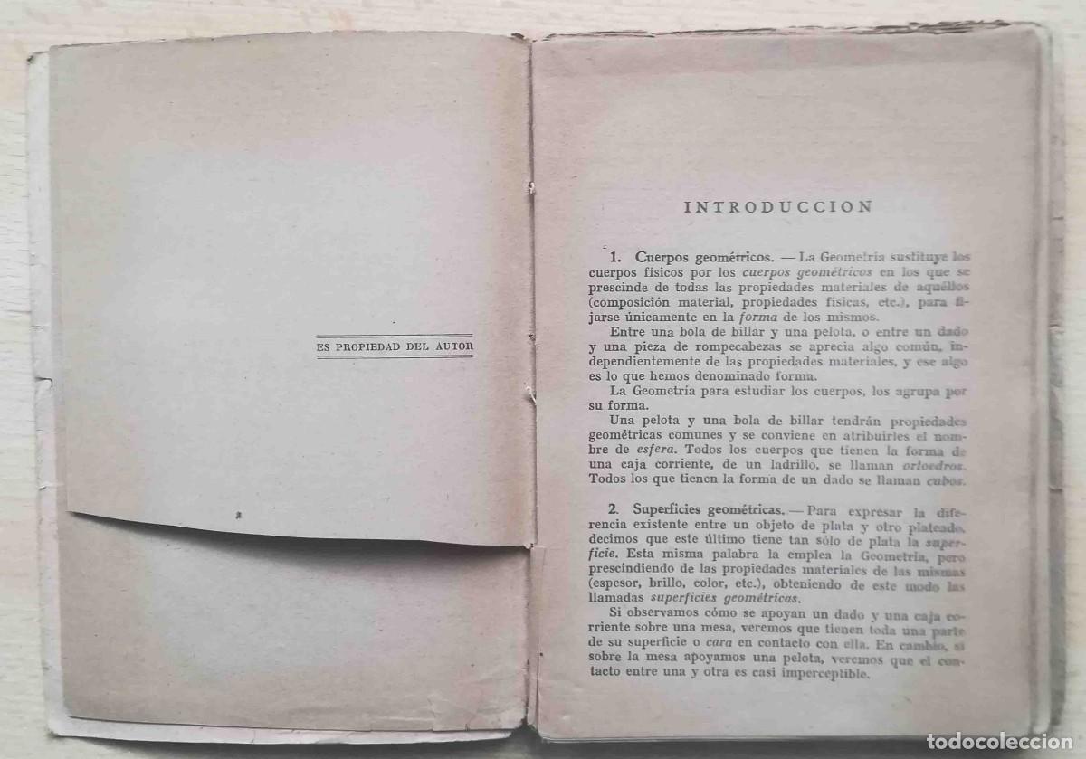 Libros de segunda mano: Elementos de geometr&iacute;a (F&eacute;lix Correa) 1947 - Foto 3
