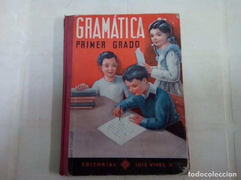 Libros de segunda mano: LIBRO GRAMATICA 1&ordm; GRADO EDIT. LUIS VIVES A&Ntilde;O 1958 , ORIGINAL - Foto 1