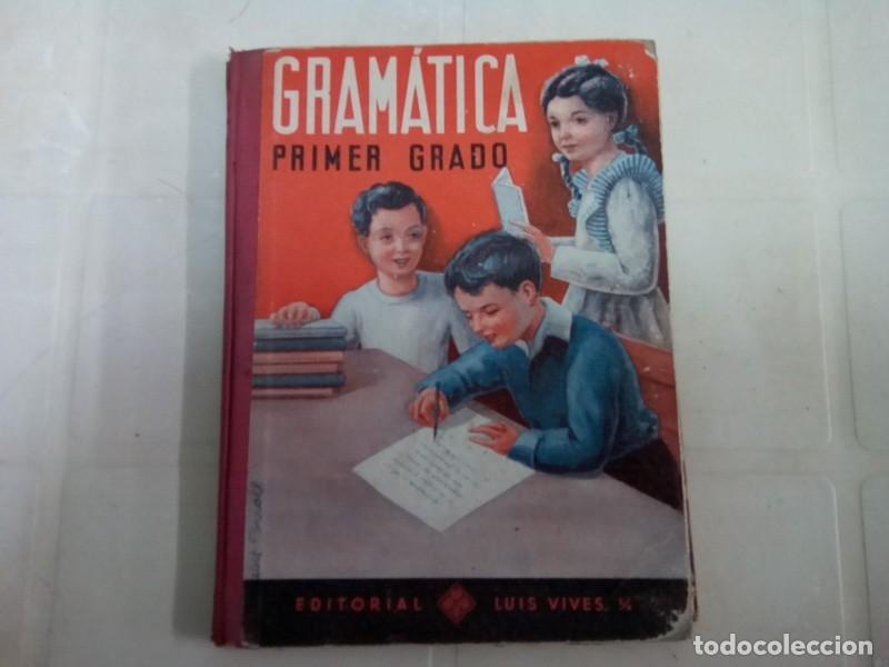 Libros de segunda mano: LIBRO GRAMATICA 1&ordm; GRADO EDIT. LUIS VIVES A&Ntilde;O 1958 , ORIGINAL - Foto 2