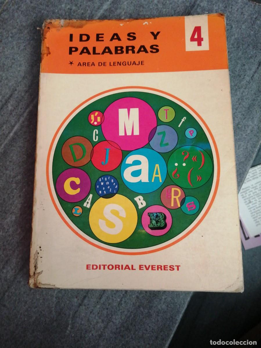 Libros de segunda mano: Libro Ideas y palabras lenguaje editorial everest - Foto 1