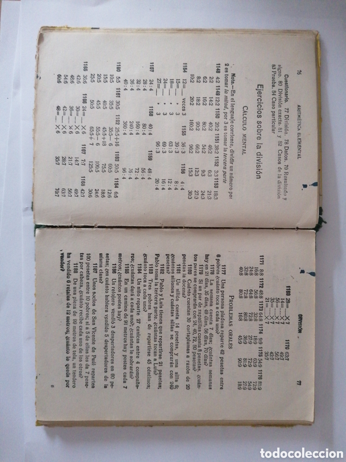 Libros de segunda mano: Aritm&eacute;tica Primer Grado. Ediciones Bru&ntilde;o. 1958. - Foto 3