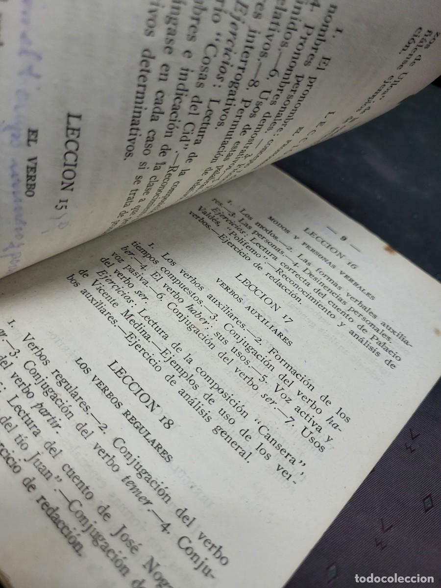 Libros de segunda mano: PROGRAMA DE LENGUA ESPA&Ntilde;OLA SEGUNDO CURSO PLAN 1938 MADRID 1944 - Foto 2
