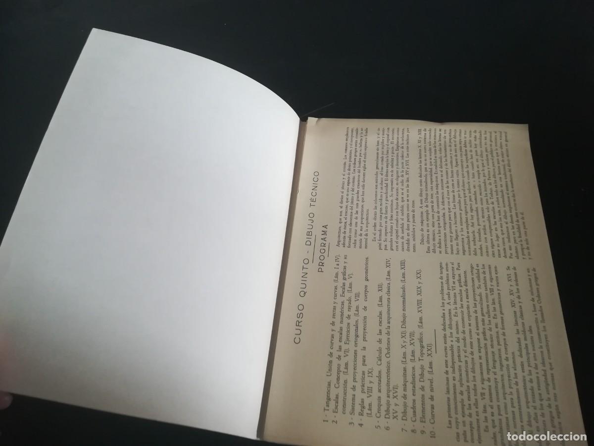 Libros de segunda mano: DIBUJO CURSO QUINTO TEC / J GUZMAN / AO69 / - Foto 3