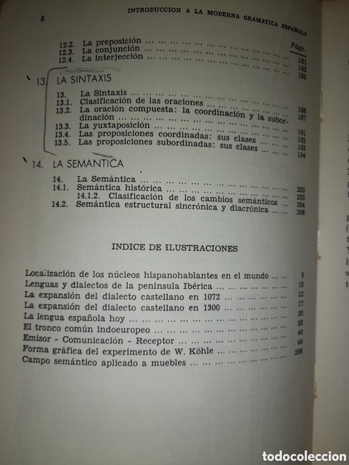 Libros de segunda mano: INTRODUCCI&Oacute;N A LA MODERNA GRAMATICA ESPA&Ntilde;OLA 1977 PLAYOR - Foto 5
