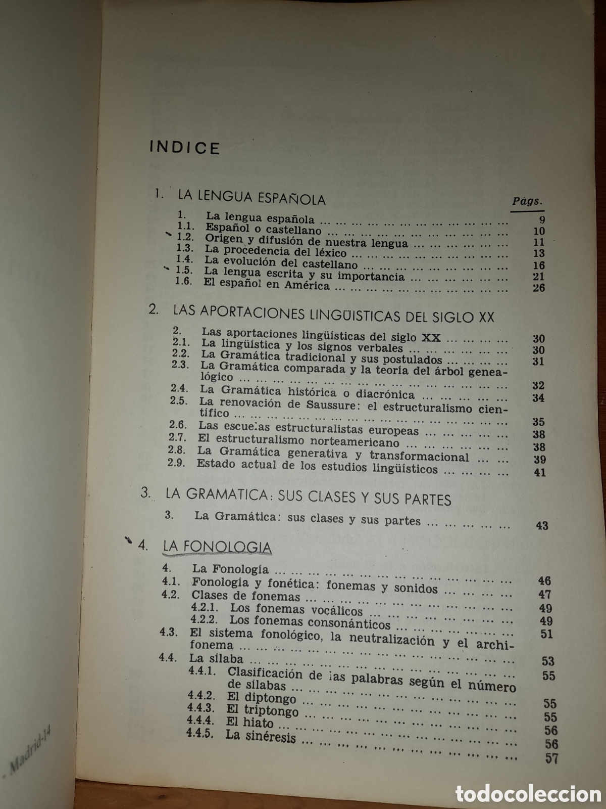 Libros de segunda mano: INTRODUCCI&Oacute;N A LA MODERNA GRAMATICA ESPA&Ntilde;OLA 1977 PLAYOR - Foto 8