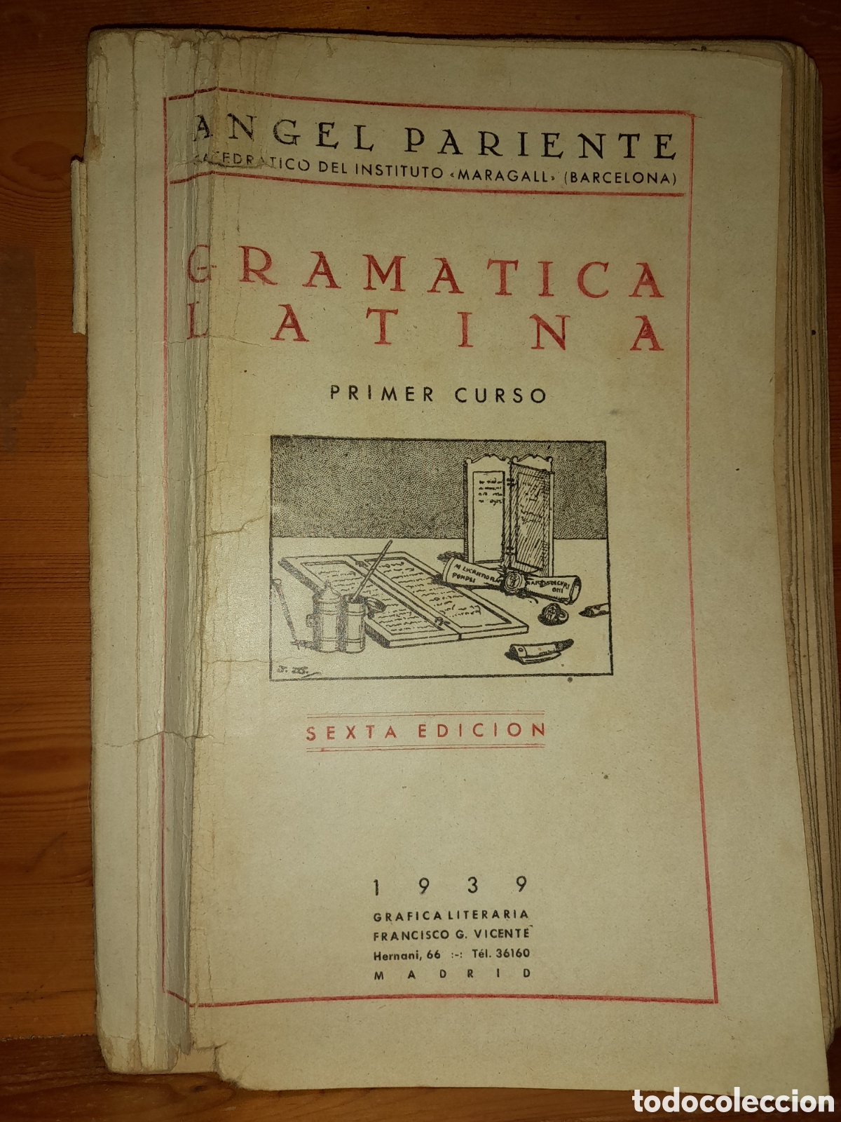 Libros de segunda mano: ANGEL PARIENTE GRAMATICA LATINA 1939 - Foto 8