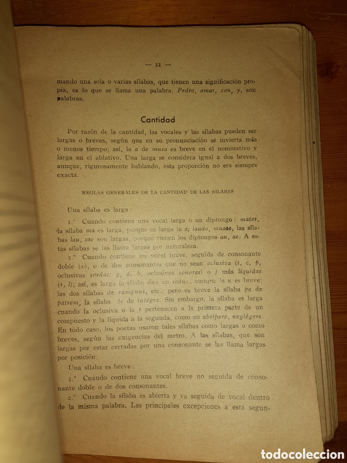 Libros de segunda mano: ANGEL PARIENTE GRAMATICA LATINA 1939 - Foto 9