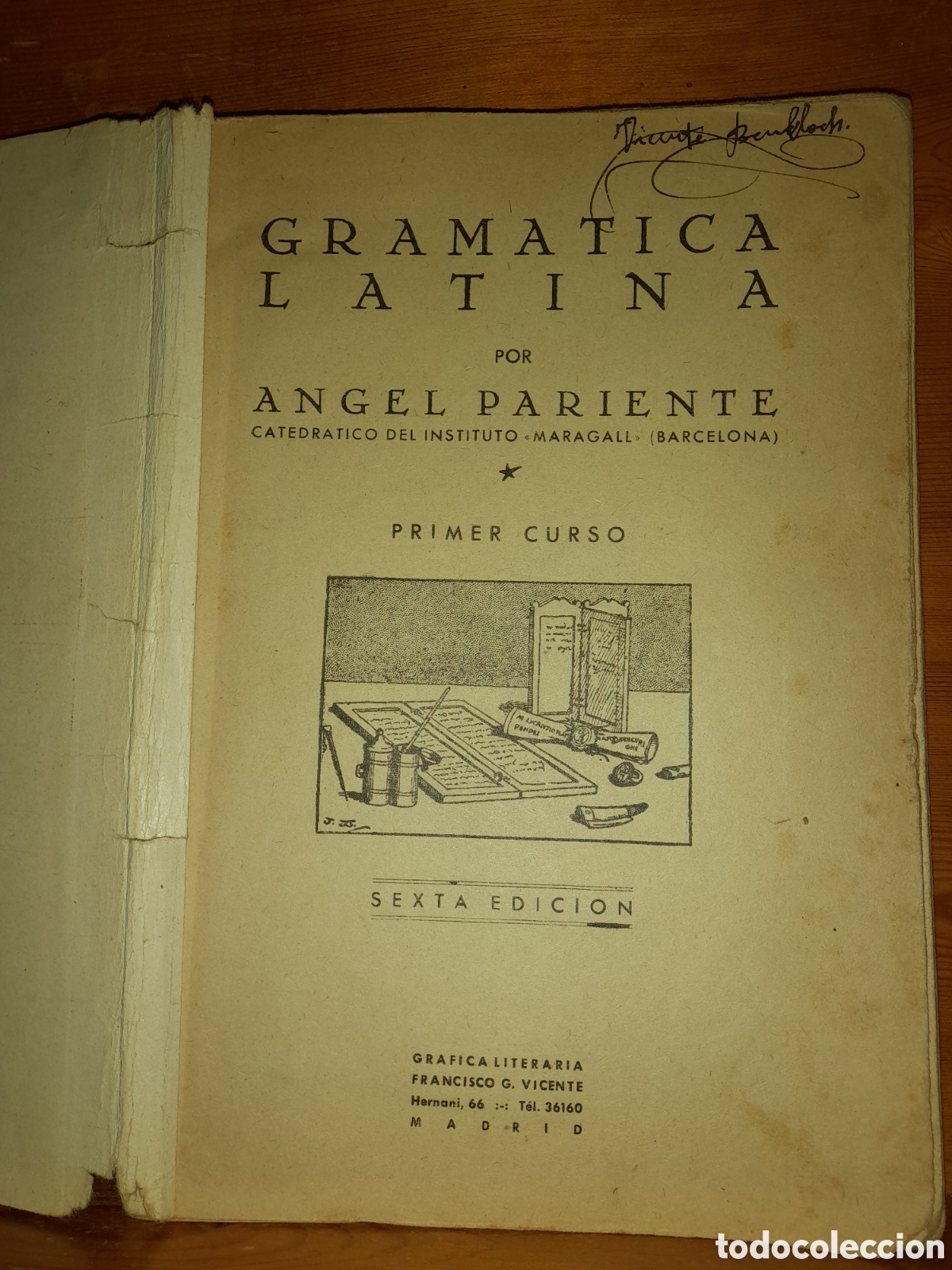 Libros de segunda mano: ANGEL PARIENTE GRAMATICA LATINA 1939 - Foto 19