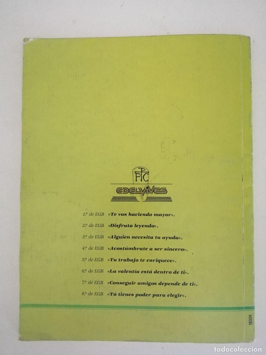 Libros de segunda mano: LIBRO 8&deg;,SERIE VALORES, TUTORIA. EDELVIVES - Foto 2
