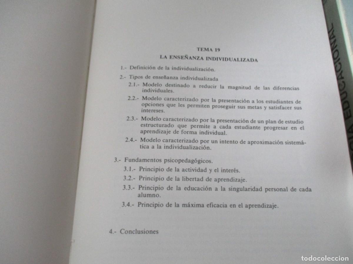 Libros de segunda mano: PSICOLOG&Iacute;A EDUCACIONAL (2 tomos) W15100 - Foto 2