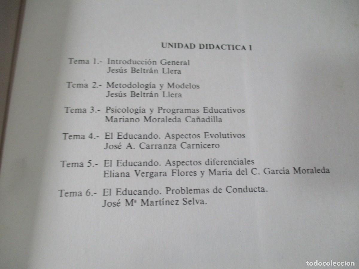 Libros de segunda mano: PSICOLOG&Iacute;A EDUCACIONAL (2 tomos) W15100 - Foto 4