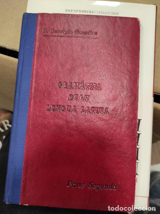 Libros de segunda mano: BARRIG&Oacute;N GONZ&Aacute;LEZ. Gram&aacute;tica de la Lengua Latina. Parte Segund - Foto 1