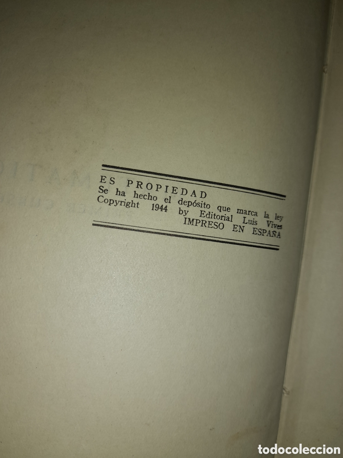 Libros de segunda mano: MATEMATICAS PRIMER CURSO PITAGORAS EDITORIAL LUIS VIVES 1944 - Foto 2