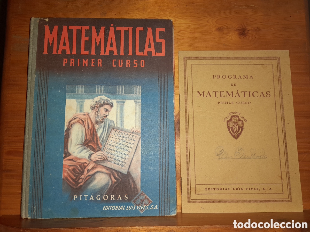 Libros de segunda mano: MATEMATICAS PRIMER CURSO PITAGORAS EDITORIAL LUIS VIVES 1944 - Foto 1