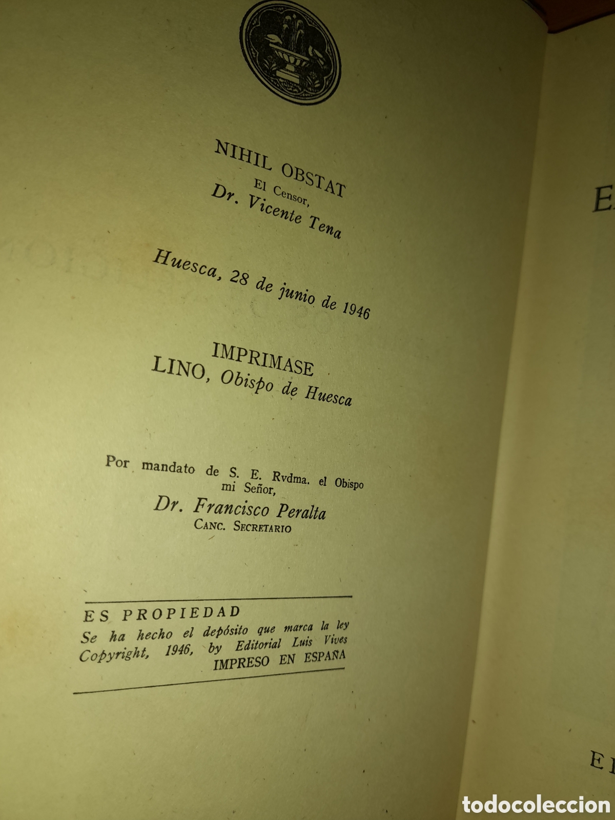 Libros de segunda mano: ELEMENTOS DE RELIGION PRIMER CURSO EDITORIAL LUIS VIVES 1946 CON PROGRAMA - Foto 5