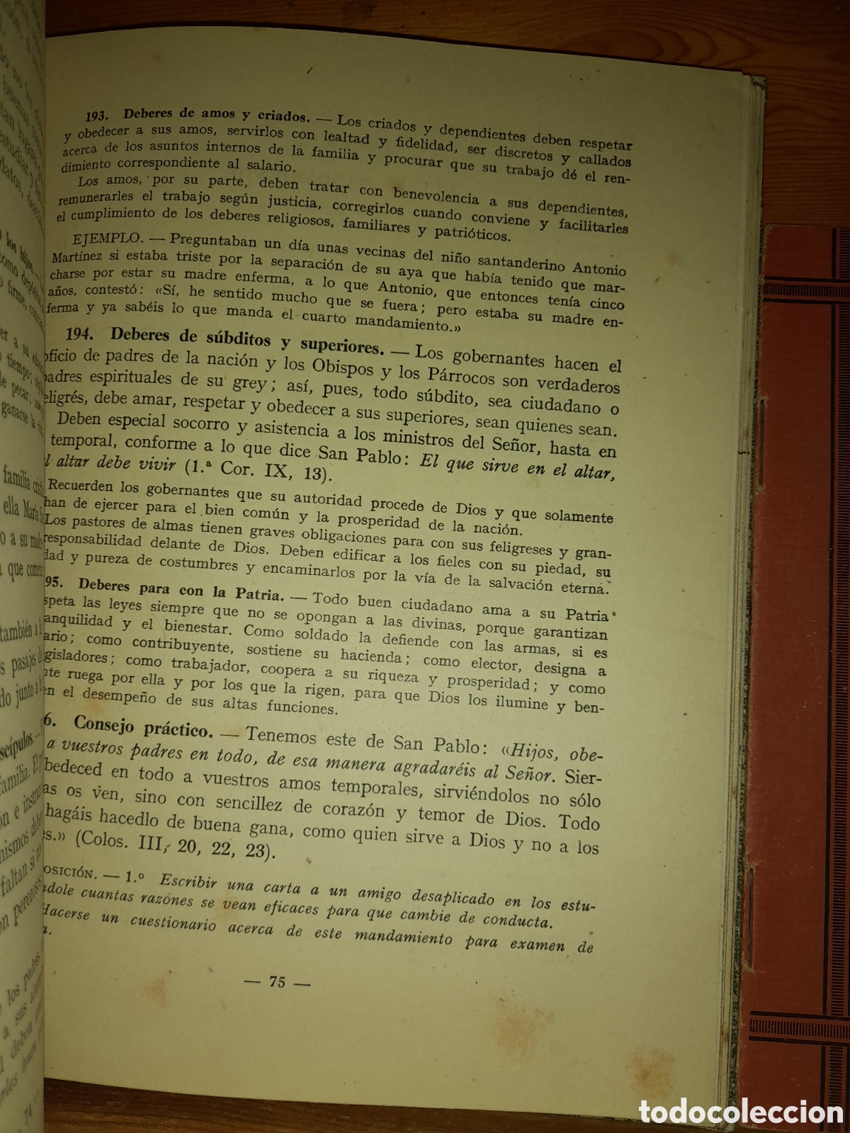 Libros de segunda mano: ELEMENTOS DE RELIGION PRIMER CURSO EDITORIAL LUIS VIVES 1946 CON PROGRAMA - Foto 6