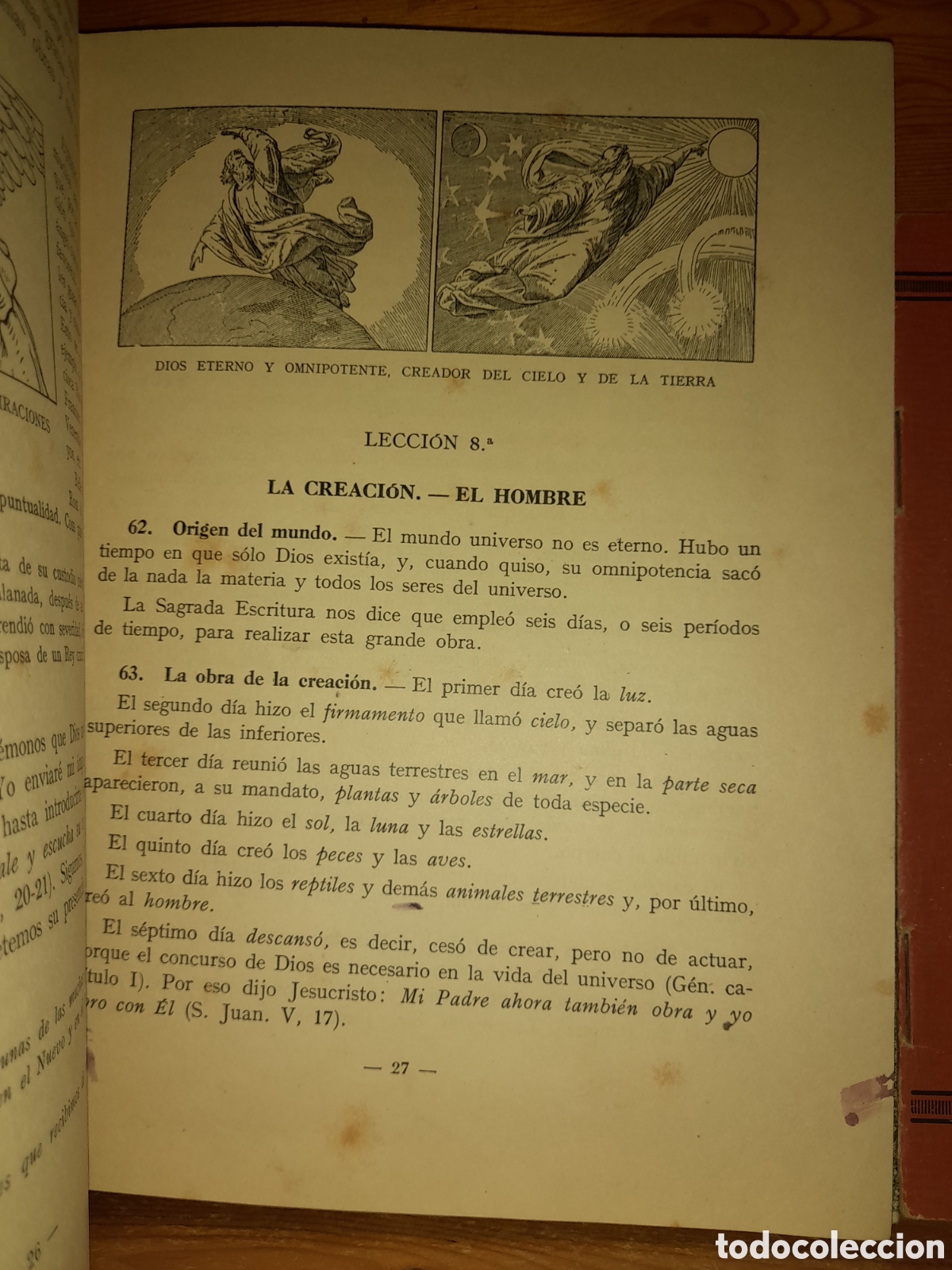 Libros de segunda mano: ELEMENTOS DE RELIGION PRIMER CURSO EDITORIAL LUIS VIVES 1946 CON PROGRAMA - Foto 8