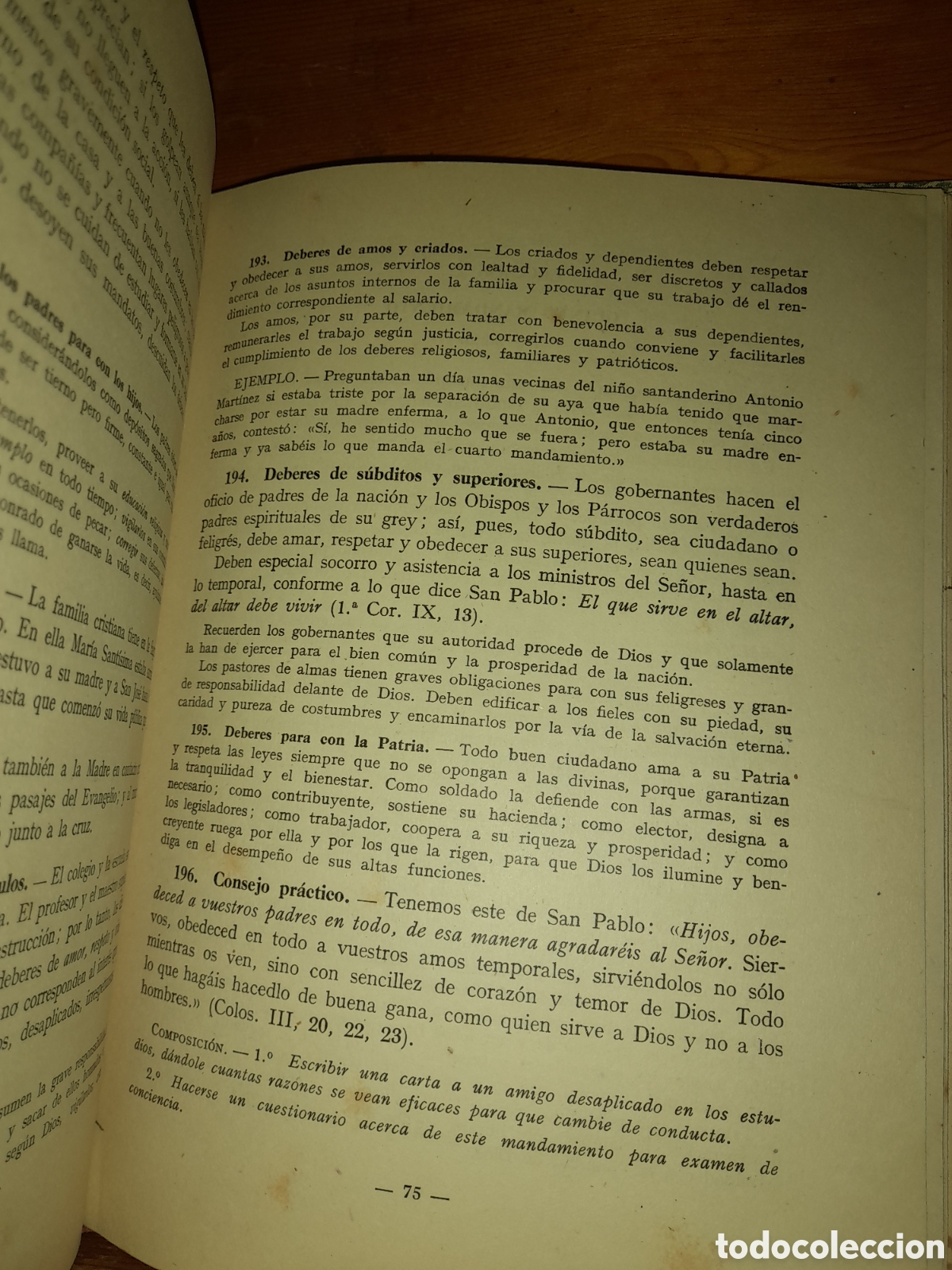 Libros de segunda mano: ELEMENTOS DE RELIGION PRIMER CURSO EDITORIAL LUIS VIVES 1946 CON PROGRAMA - Foto 12