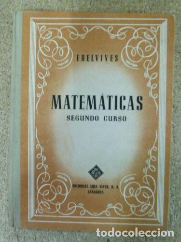 Gebrauchte B&uuml;cher: Matematicas Segundo Curso.Libro Del Maestro.Editorial Luis Vives.a&ntilde;o 1951