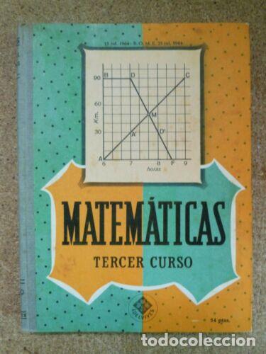 Libri di seconda mano: Matematicas 3&ordm; Curso.Editorial Luis Vives.a&ntilde;o 1964