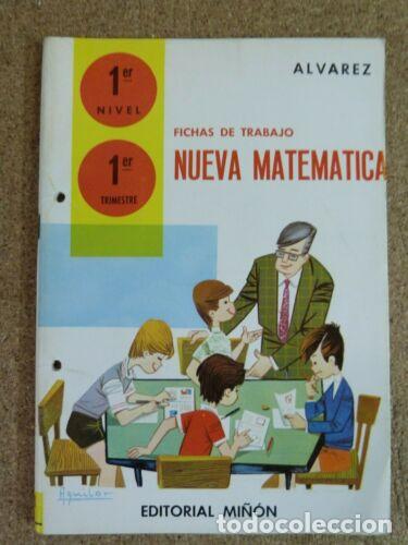 Libri di seconda mano: Fichas de Trabajo Nueva Matematica.1&ordf; Nivel 1&ordf; Trimestre.Editorial Mi&ntilde;on 1971
