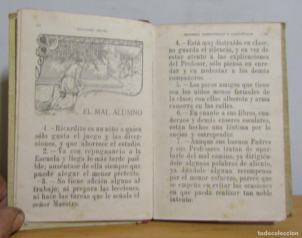 Libros de segunda mano: LECTURAS INSTRUCTIVAS Y ANECDOTICAS EDICIONES BRU&Ntilde;O A&Ntilde;O 1940 - Foto 4