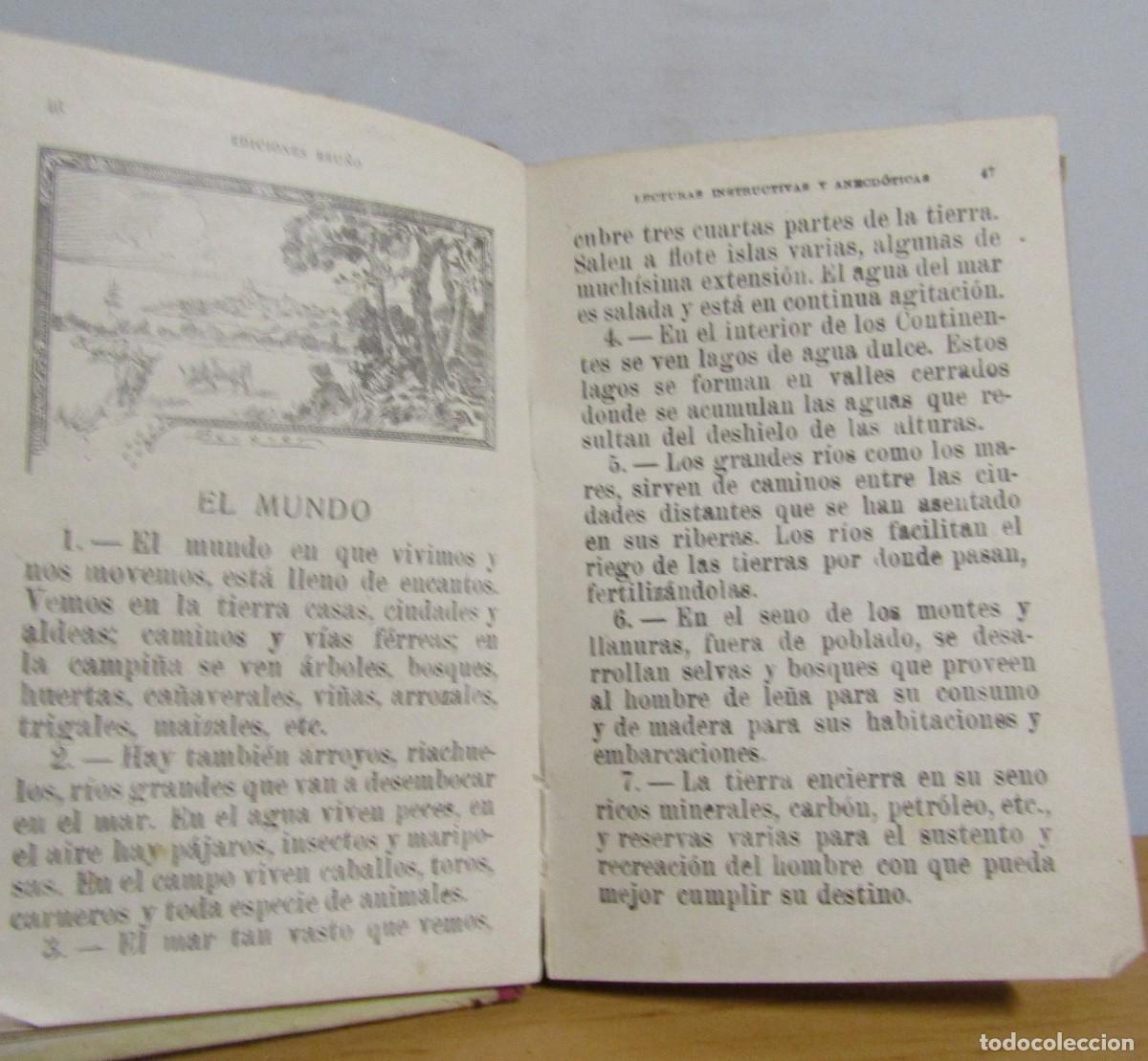 Libros de segunda mano: LECTURAS INSTRUCTIVAS Y ANECDOTICAS EDICIONES BRU&Ntilde;O A&Ntilde;O 1940 - Foto 5