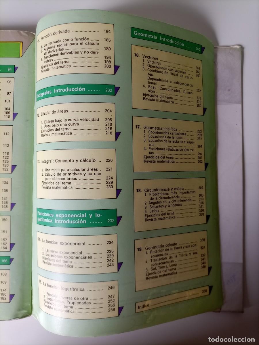 Libros de segunda mano: Matem&aacute;ticas Anaya 2 Bachillerato BUP - Foto 6