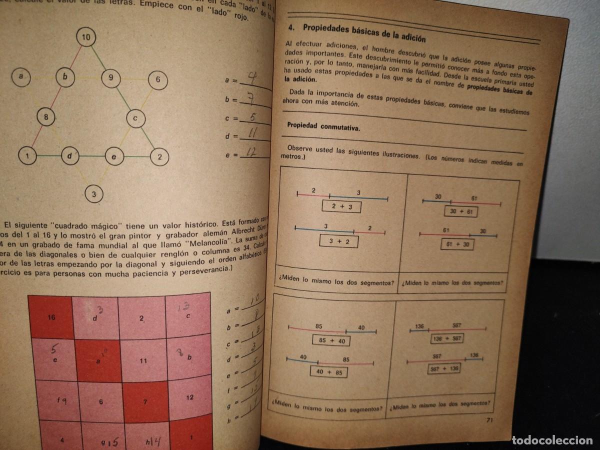 Libros de segunda mano: 43- PRIMER GRADO. MATEM&Aacute;TICAS - SEP. PRIMERA PARTE - 1974 - Foto 6