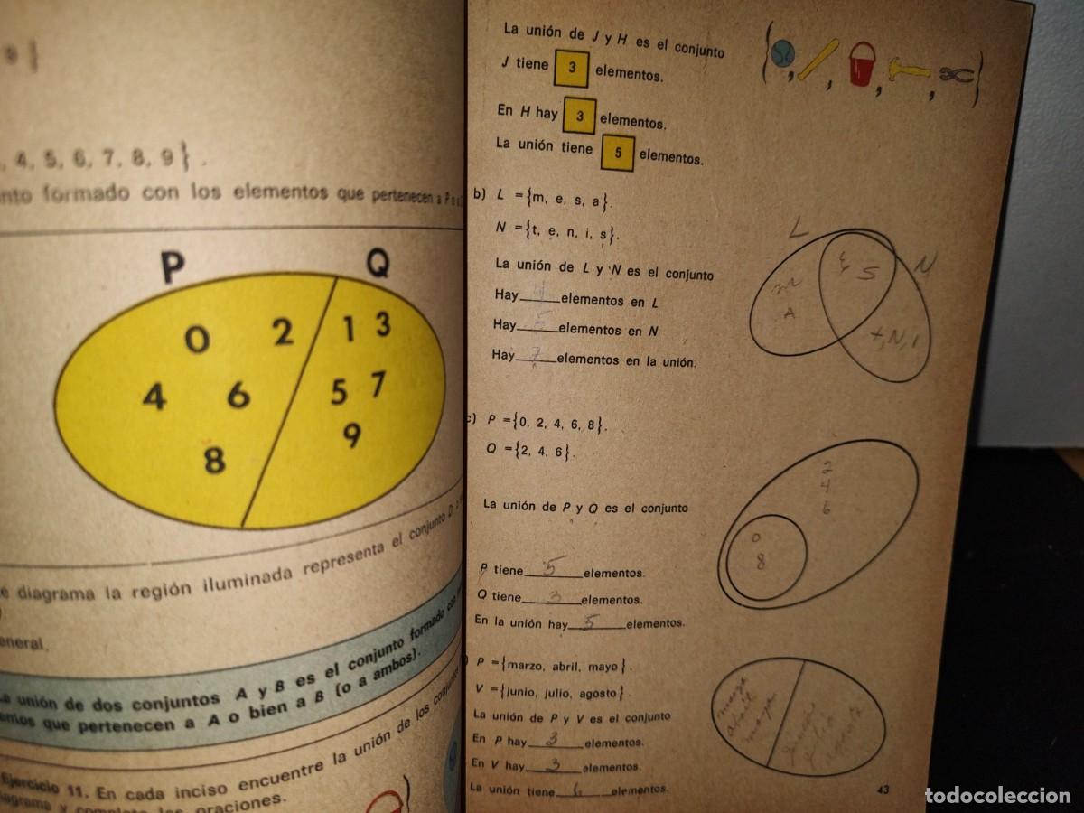 Libros de segunda mano: 43- PRIMER GRADO. MATEM&Aacute;TICAS - SEP. PRIMERA PARTE - 1974 - Foto 8