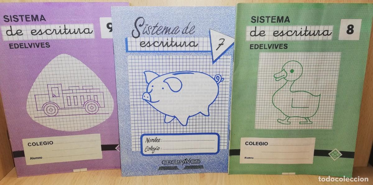 Libros de segunda mano: Escritura edelvives numeros 7 - 8 y 9 - Foto 1