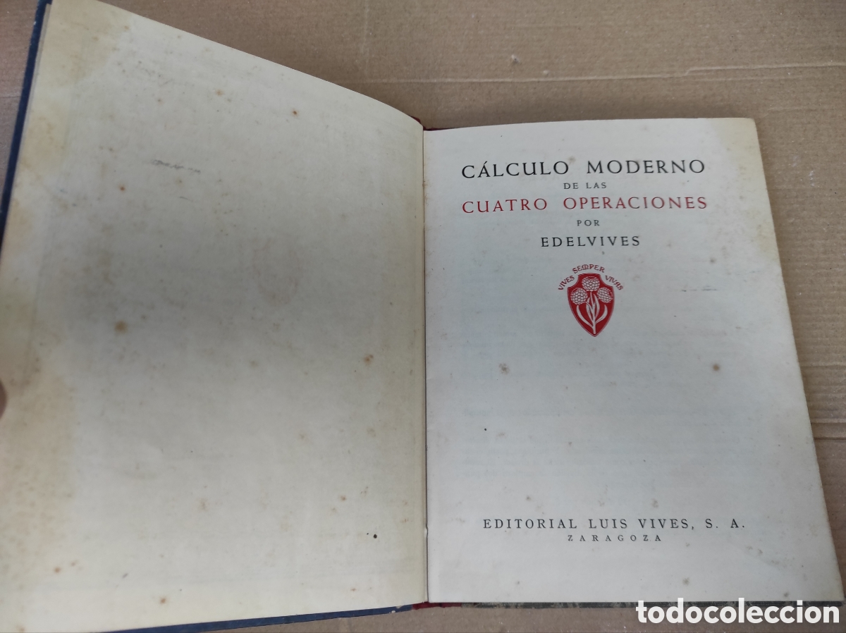 Libros de segunda mano: Libro C&aacute;lculo Moderno - Editorial Luis Vives - - Foto 3