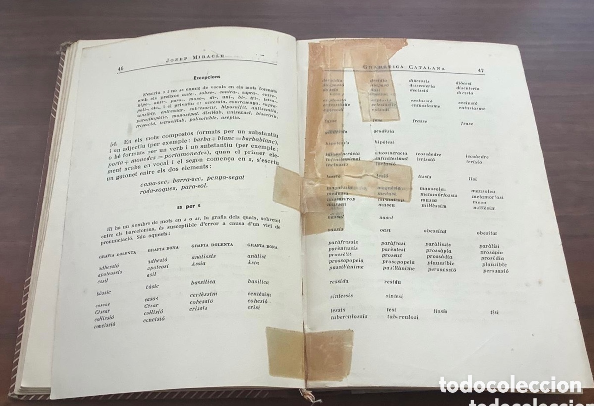Libros de segunda mano: Gram&aacute;tica catalana 1951 Josep Miracle - Foto 4